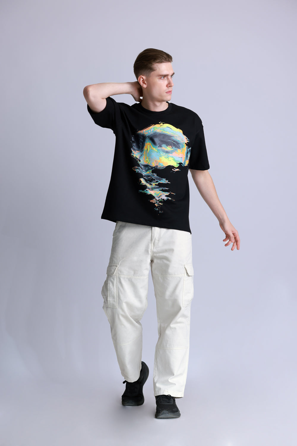 ALONSH OVERSIZED GRAPHIC T-SHIRT – MIDNIGHTSCAPE (BLACK)