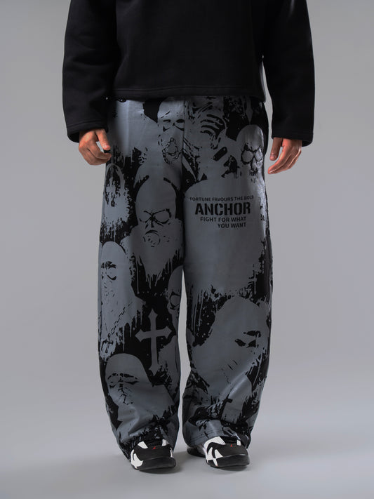 GHOZTIK UNISEX STRAIGHT FIT PANTS