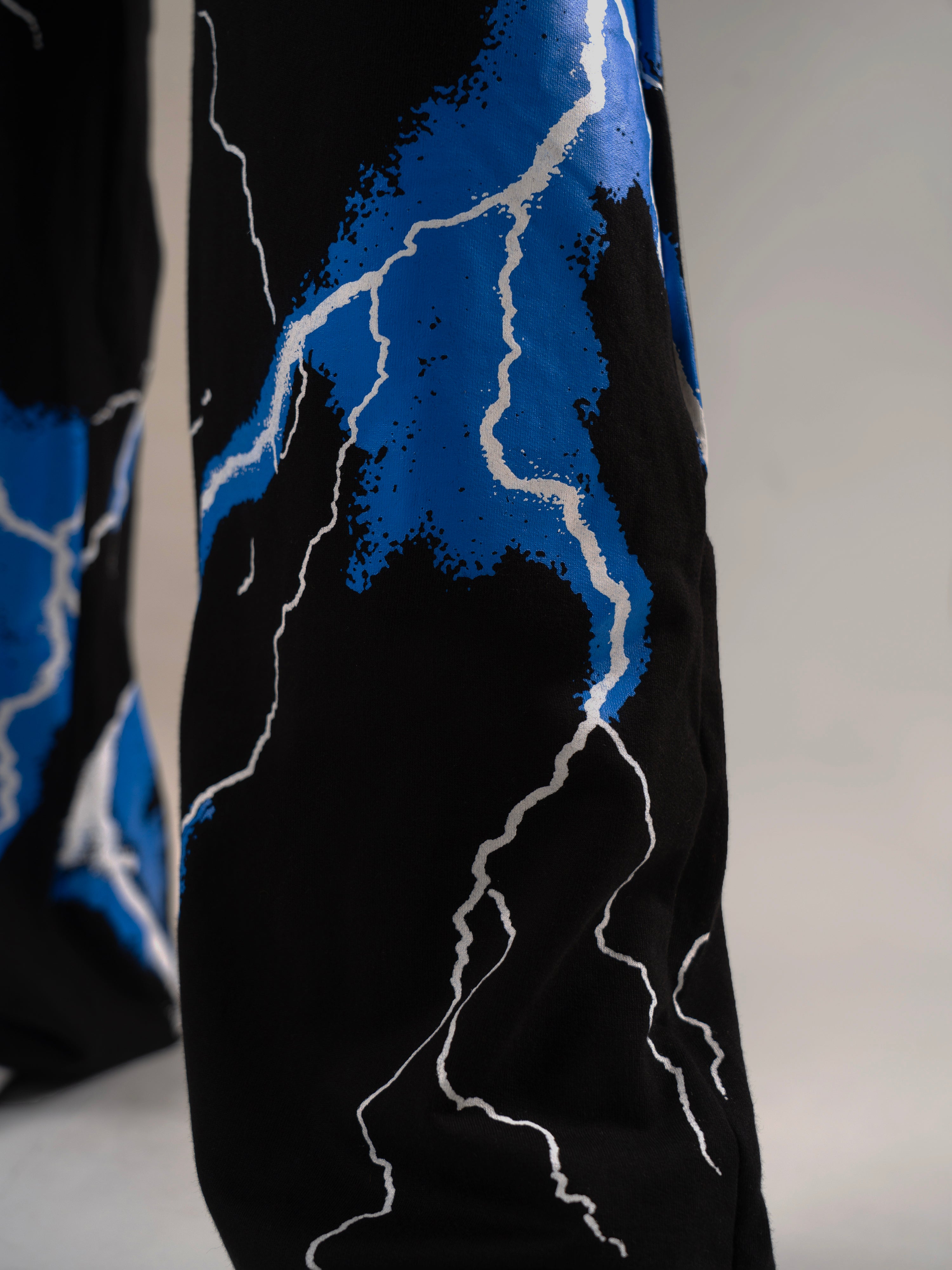 ALONSH UNISEX BAGGY TRACK PANTS – BLUEON