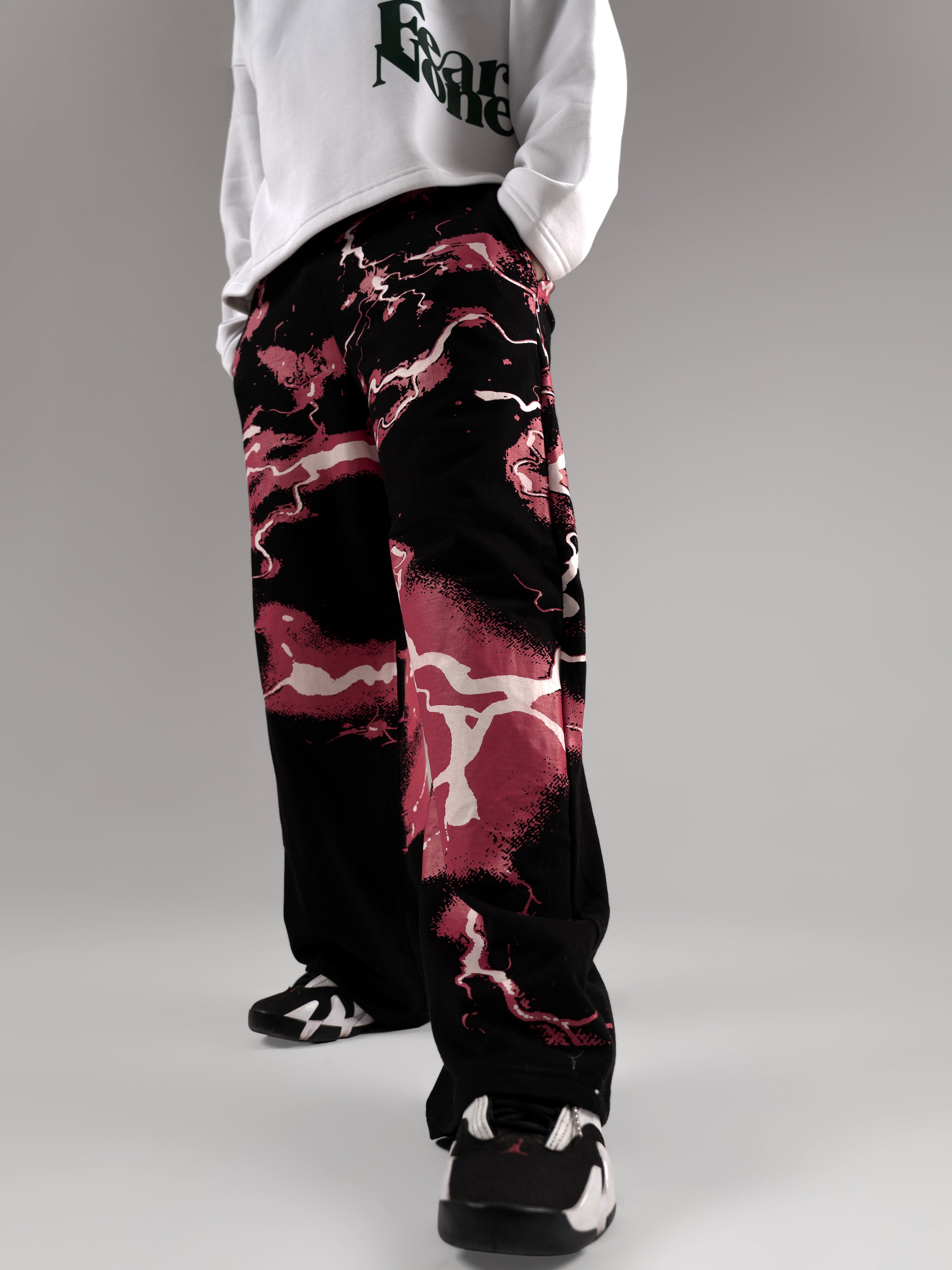 ALONSH UNISEX BAGGY TRACK PANTS – PYRONYX