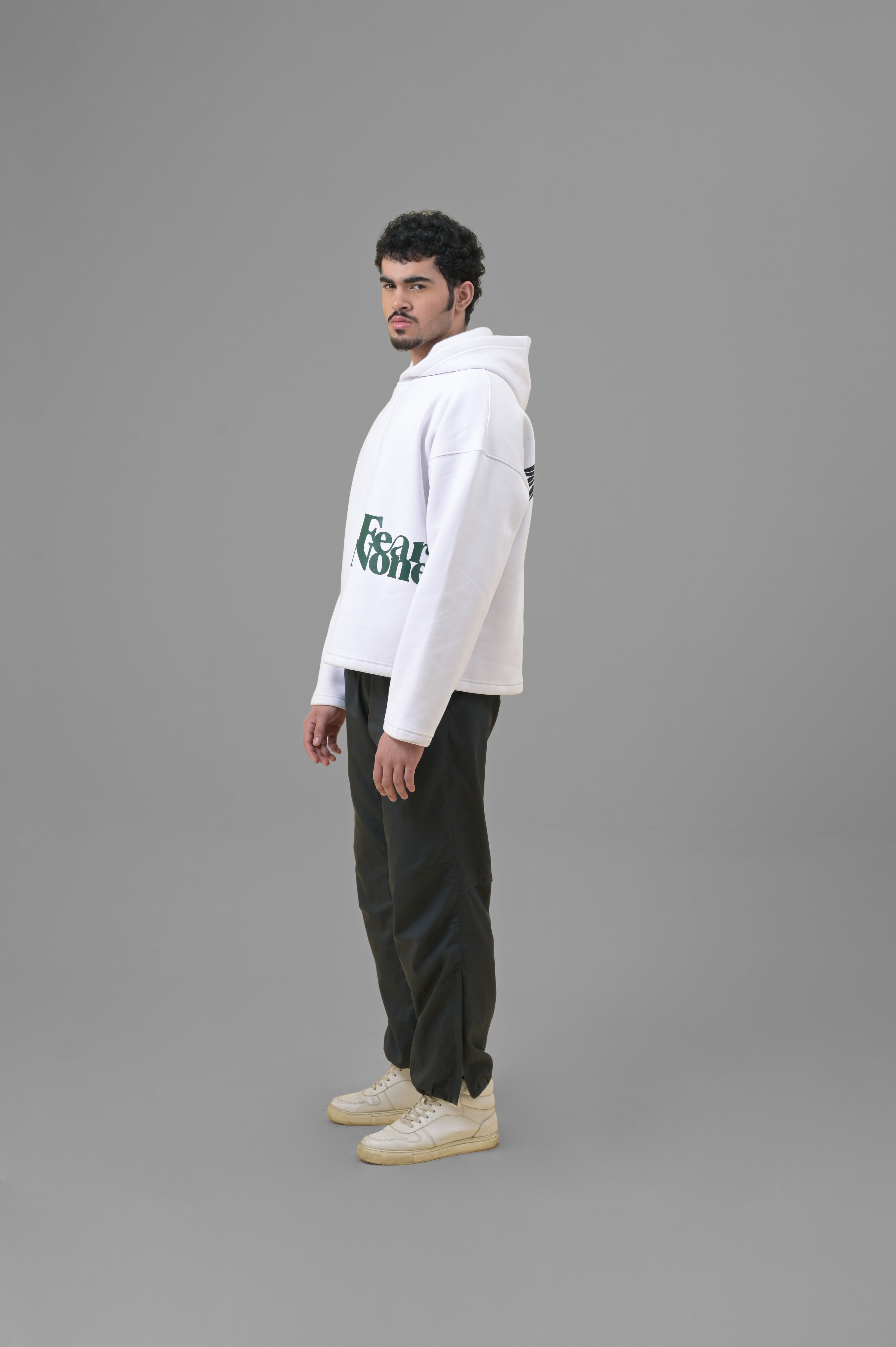 ALONSH OVERSIZED HEAVYWEIGHT HOODIE – LIMPED (WHITE)