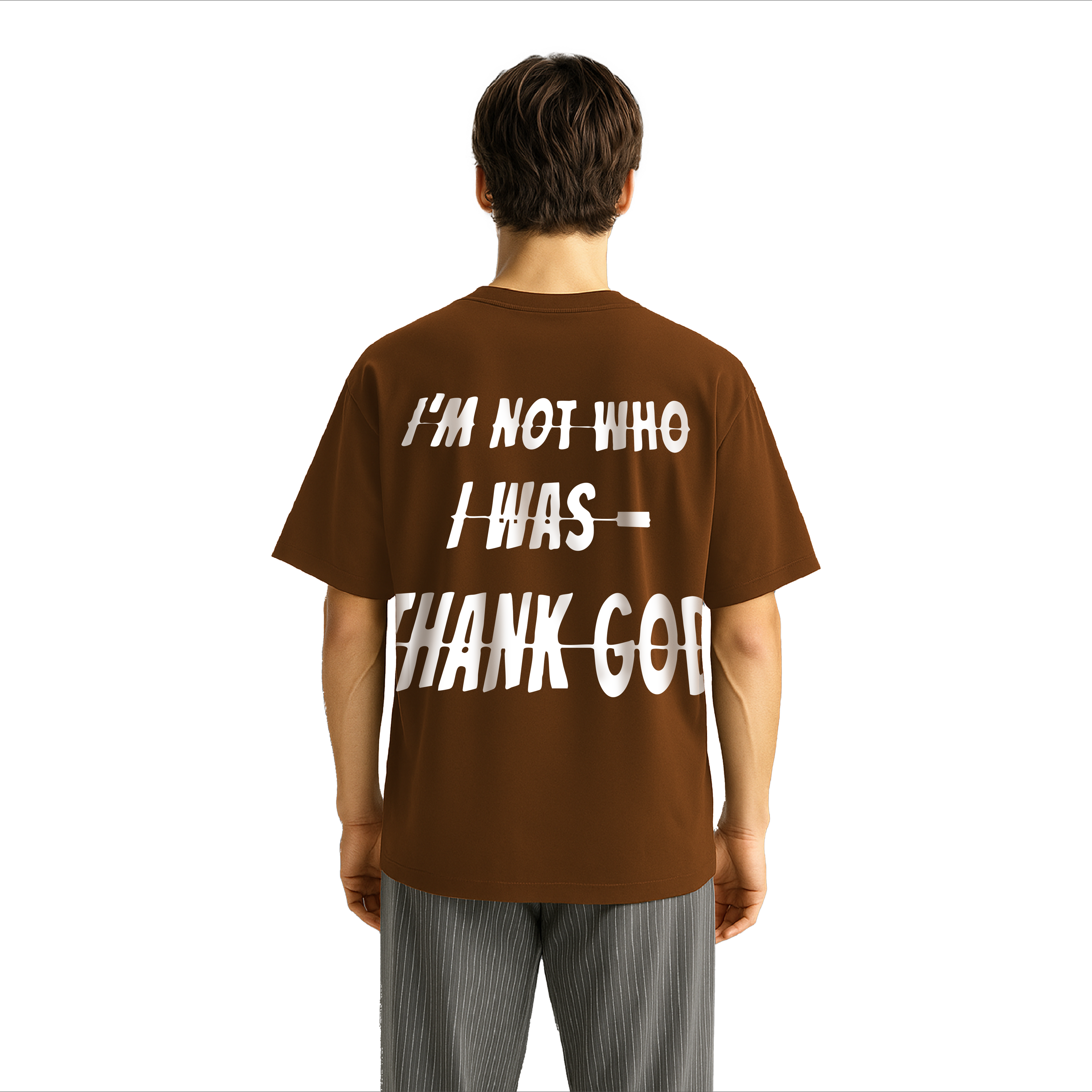 ALONSH OVERSIZED GRAPHIC T-SHIRT – GRACE MODE (BROWN)