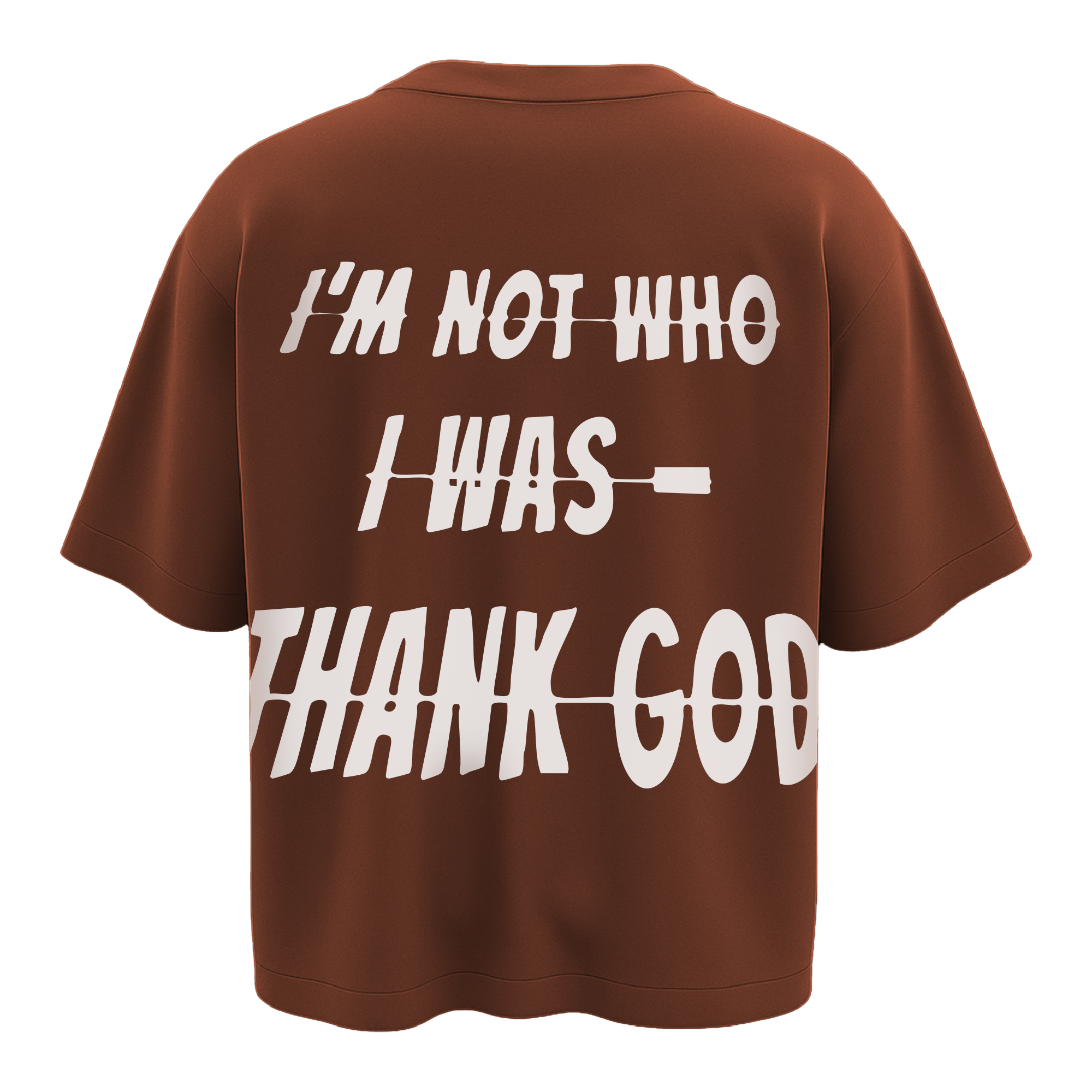 ALONSH OVERSIZED GRAPHIC T-SHIRT – GRACE MODE (BROWN)