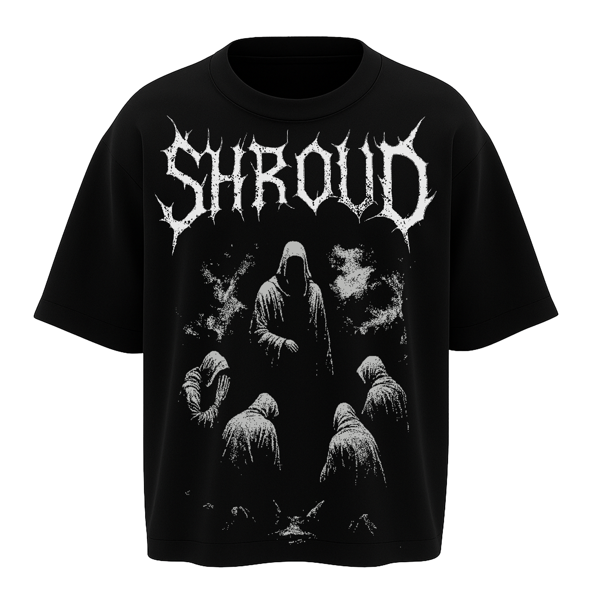 ALONSH OVERSIZED GRAPHIC T-SHIRT – NO FACE (BLACK)