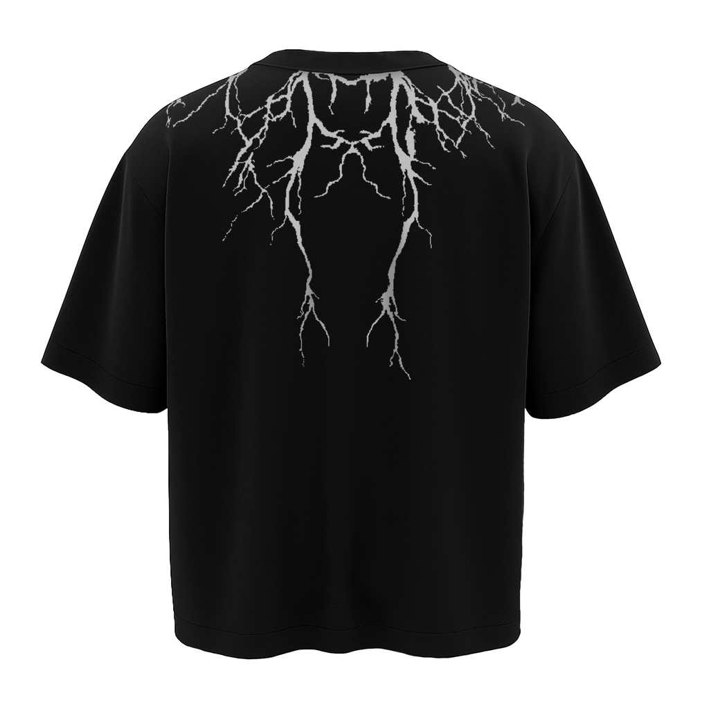 ALONSH OVERSIZED GRAPHIC T-SHIRT – NO FACE (BLACK)