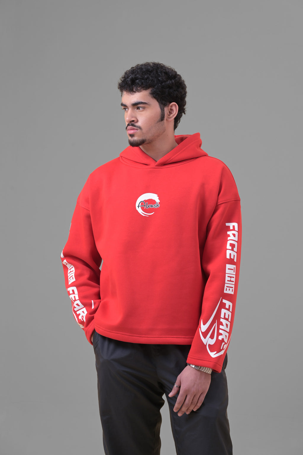 ALONSH OVERSIZED HOODIE – DESIRE (RED)