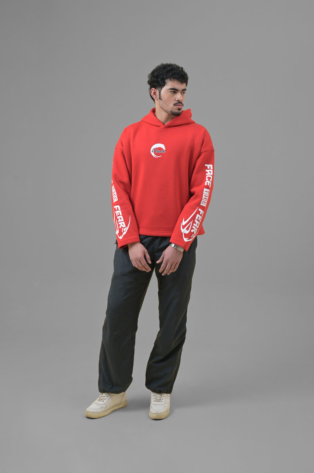 ALONSH OVERSIZED HOODIE – DESIRE (RED)